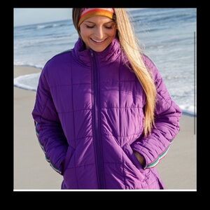 NATURAL LIFE Vibrant Purple Puffer Coat